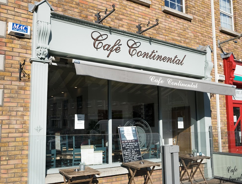 Cafe Continental Shop Front