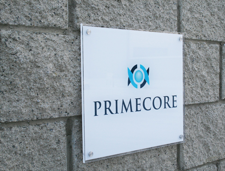 Primcore Wall Sign